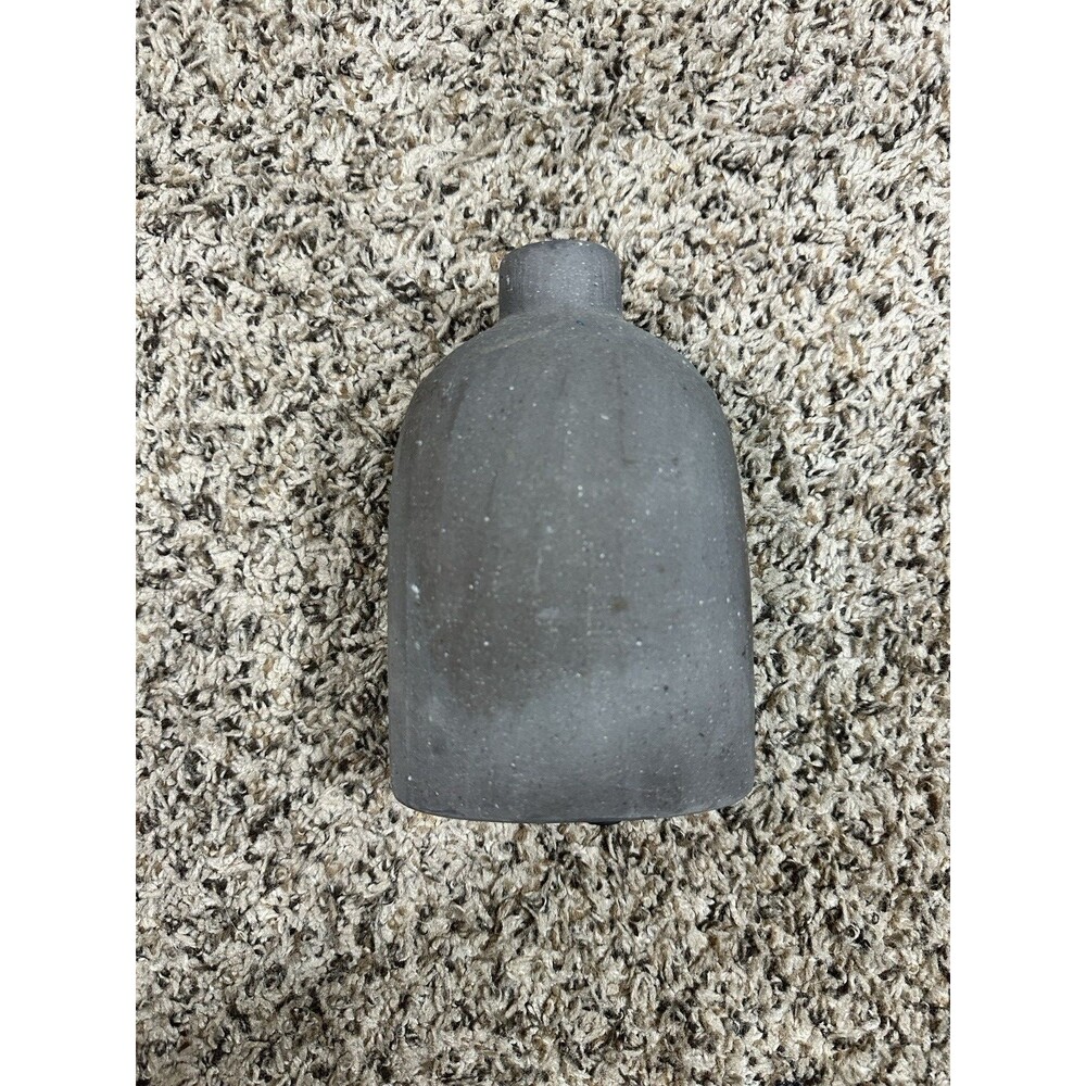 4" Karis Bud Vase Stone Gray New Free Standing
